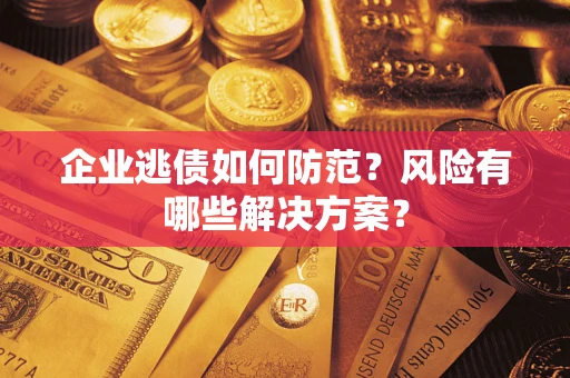 武汉企业逃债如何防范？风险有哪些解决方案？