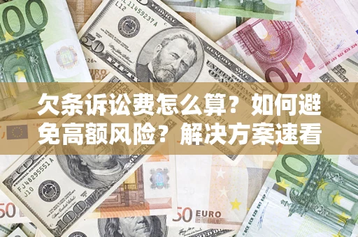 武汉欠条诉讼费怎么算？如何避免高额风险？解决方案速看！