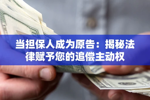 武汉当担保人成为原告：揭秘法律赋予您的追偿主动权