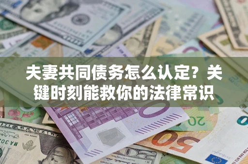 武汉夫妻共同债务怎么认定？关键时刻能救你的法律常识