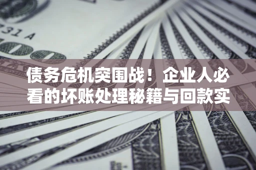 武汉债务危机突围战！企业人必看的坏账处理秘籍与回款实战指南